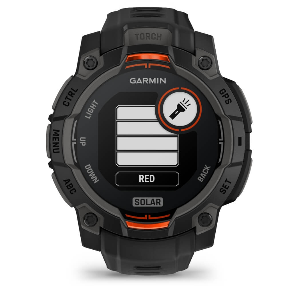 Garmin Instinct 3 SOLAR 45 mm Schwarz 22mm Silikonarmband Schwarz bei CardioZone günstig online kaufen