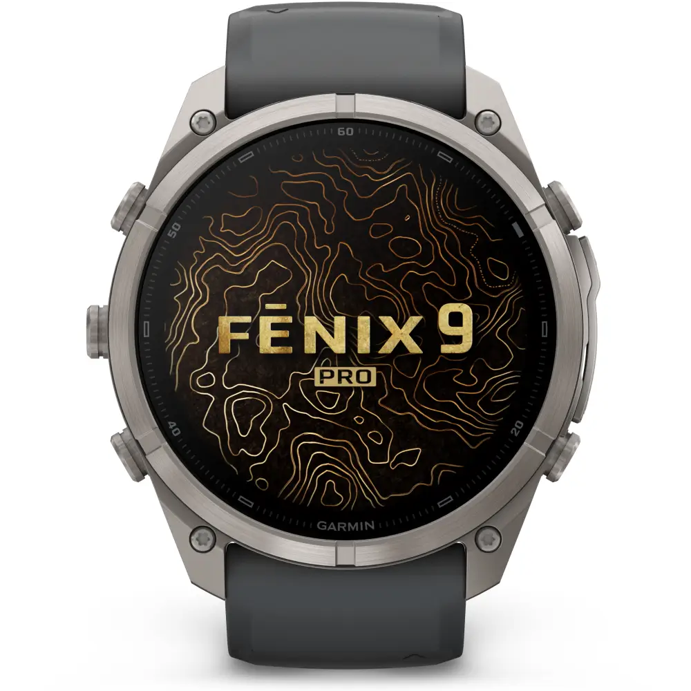 Garmin fenix 9 Pro inReach 51 mm Titan Graphit/Schwarz
