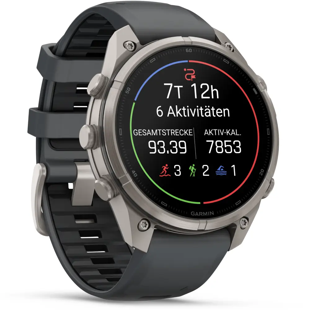 Garmin fenix 9 Pro inReach 47 mm Titan Graphit/Schwarz