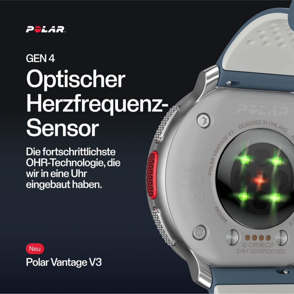 POLAR Vantage V3 Sunrise Apricot Premium Multisport Uhr Gr. S-L bei CardioZone günstig online kaufen