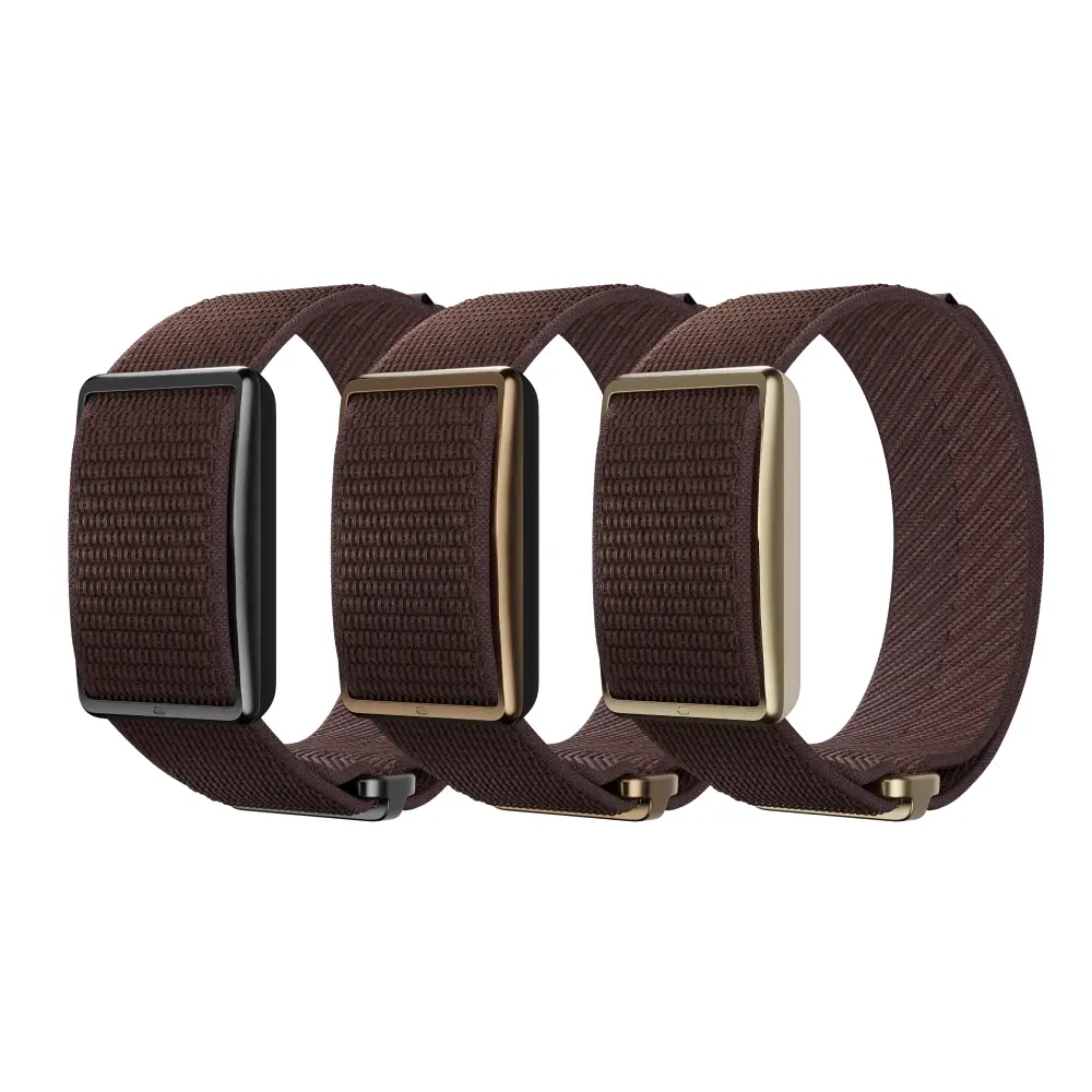 Polar Loop SoftWeave Wechselarmband – Brown Copper - kombiniert mit Loop Versionen 