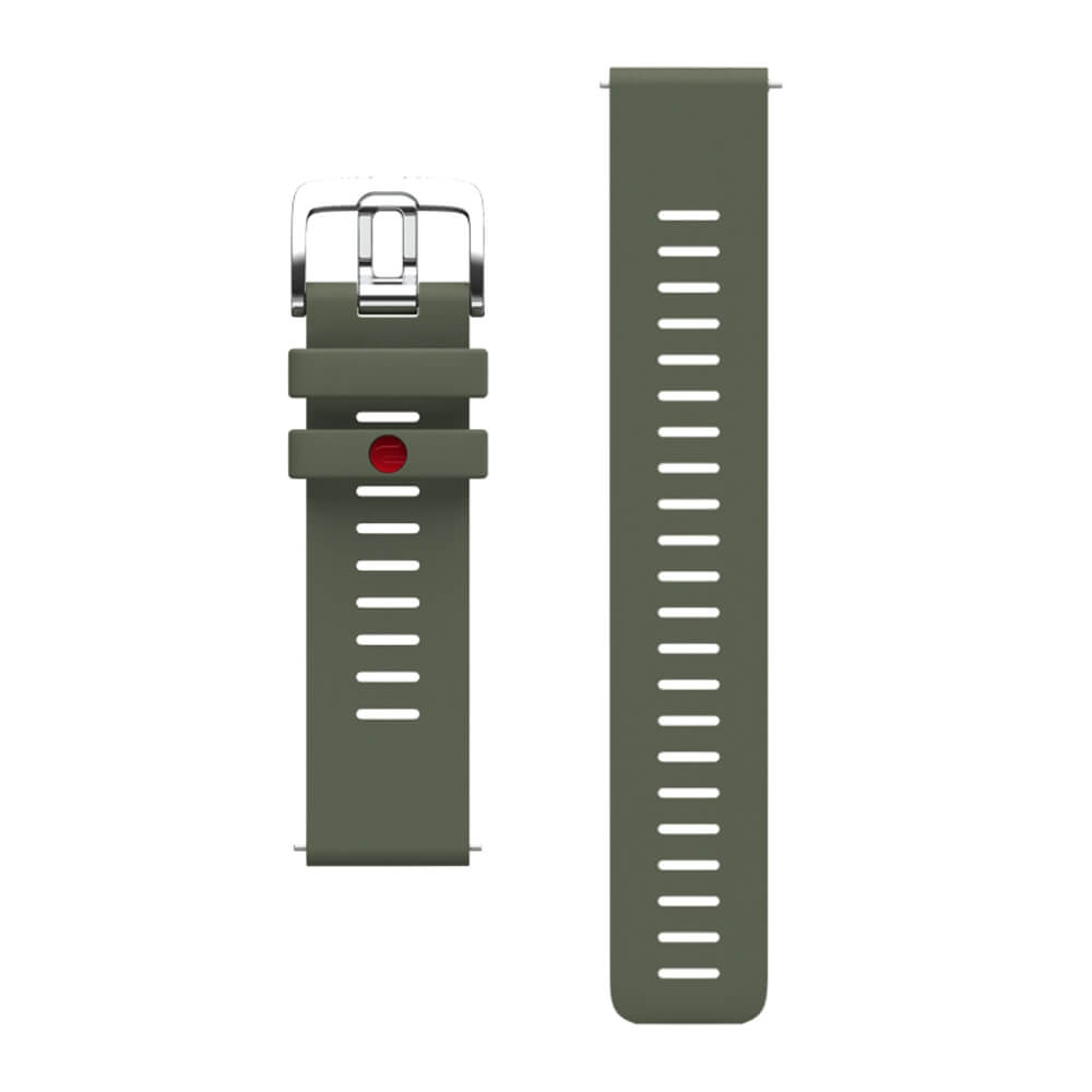 POLAR GRIT X 22mm Wechselarmband Olivgrün Silikon - Größe M/L bei CardioZone günstig online kaufen