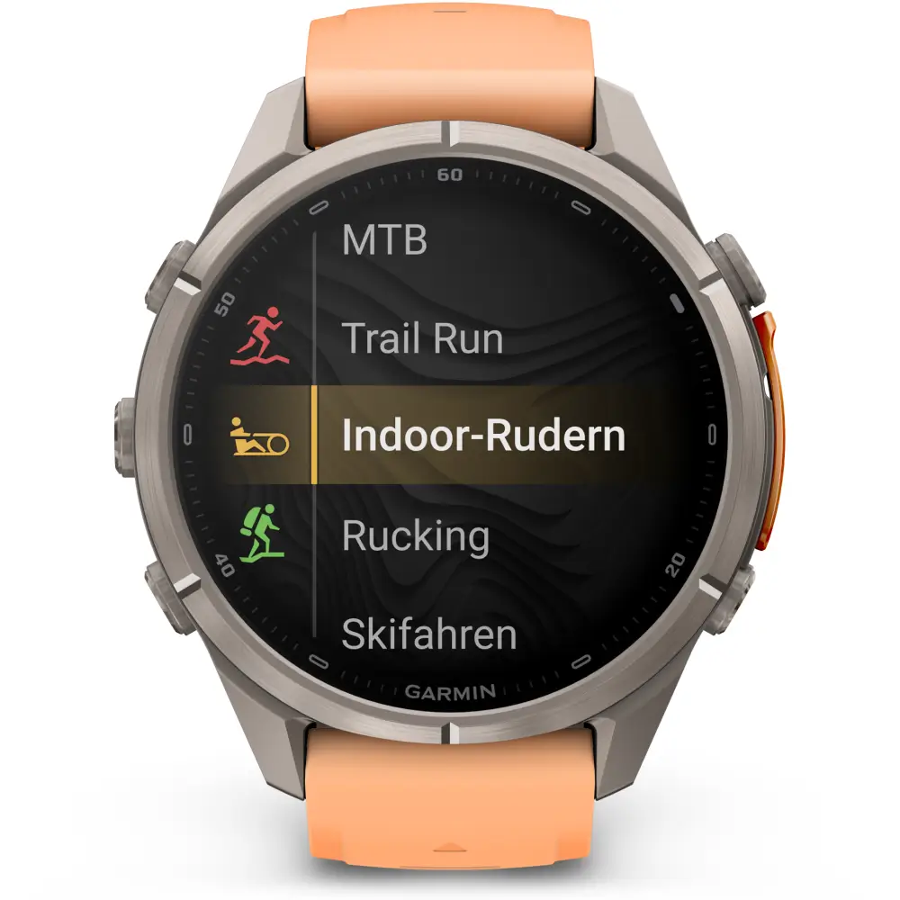 Garmin fenix 9 Pro inReach 43 mm Titan Shell Pink/Autumn Orange