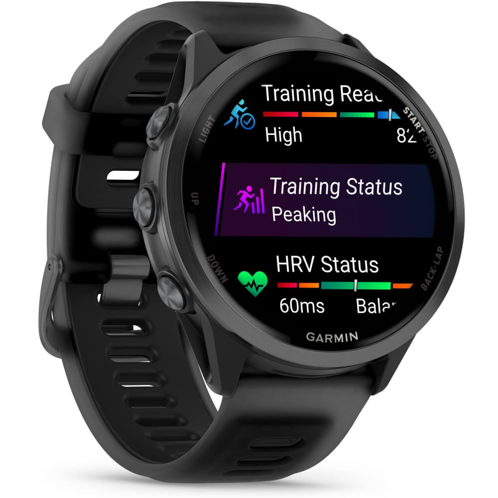Garmin Forerunner 570 47 mm Schwarz/Schiefergrau Aluminium Schnellwechsel-Silikon-Armband 22mm bei CardioZone günstig online kaufen