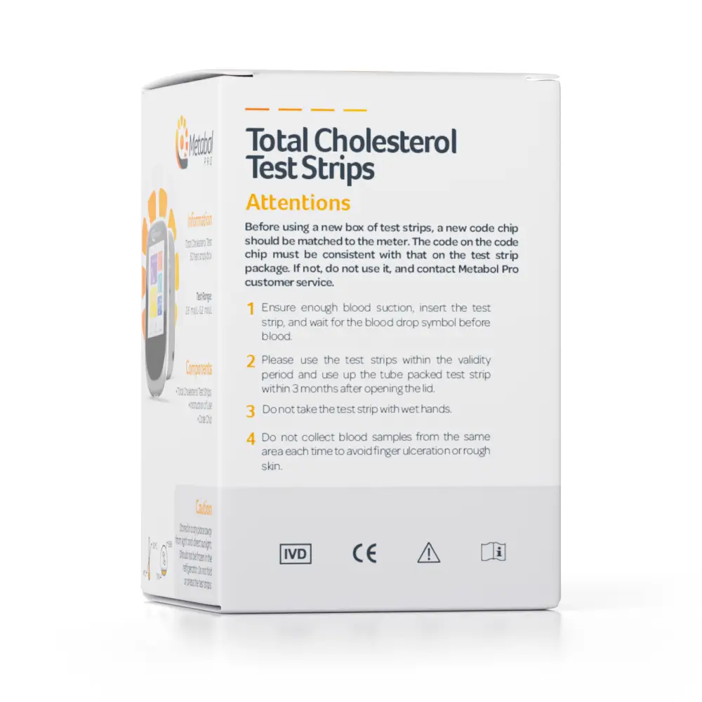 Mesics Metabol Pro Cholesterol Teststreifen 10 Stück