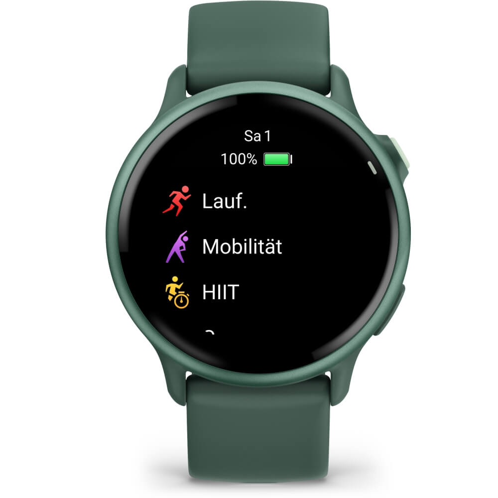 Garmin vivoactive 6 Jaspisgrün Metallic Schnellwechsel-Silikon-Armband 20mm bei CardioZone günstig online kaufen
