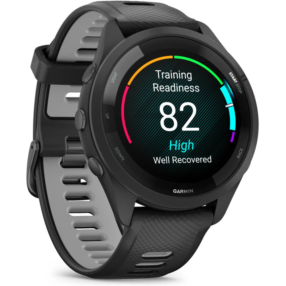 Garmin Forerunner 265 Schwarz - Schwarz/Hellgrau bei CardioZone günstig online kaufen