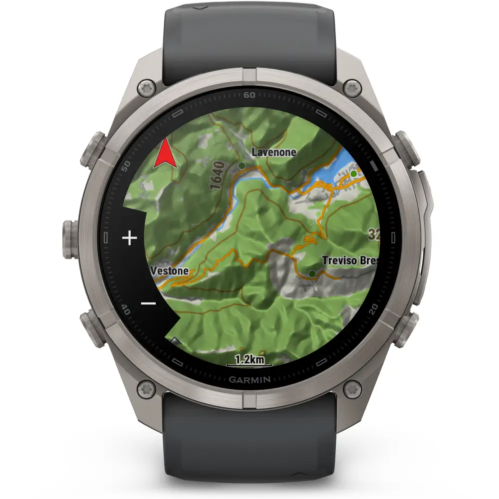 Garmin fenix 9 Pro inReach 51 mm Titan Graphit/Schwarz