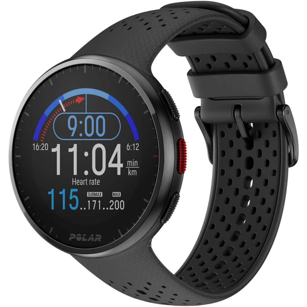 Polar Pacer Pro Schwarz-Grau GPS Laufuhr Gr. S-L bei CardioZone entdecken und günstig online kaufen
