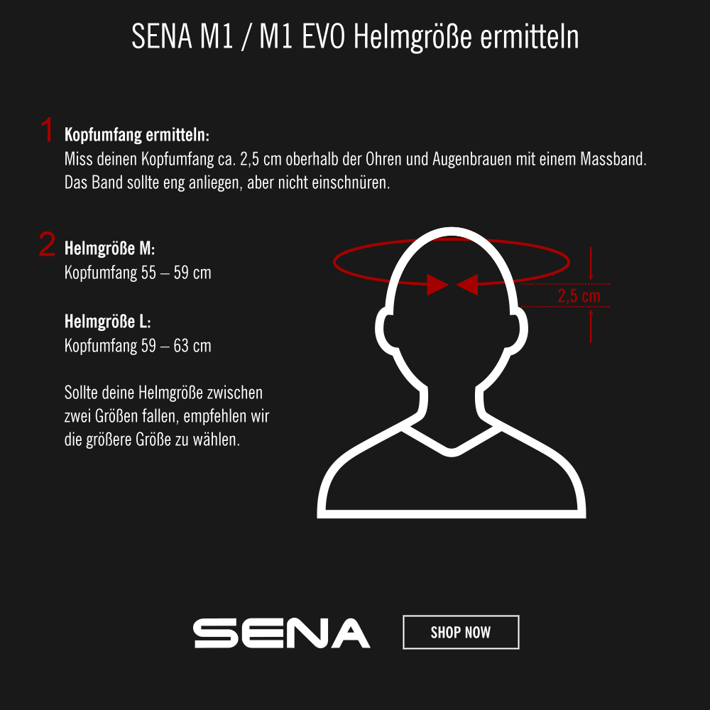 Sena M1 EVO Fahrradhelm mit Mesh Intercom Matt-Schwarz bei CardioZone entdecken und günstig online kaufen