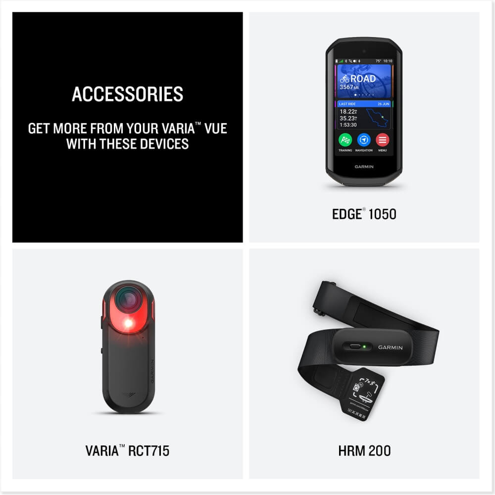Garmin Varia Vue Frontlicht mit 4K Dashcam  bei CardioZone günstig online kaufen