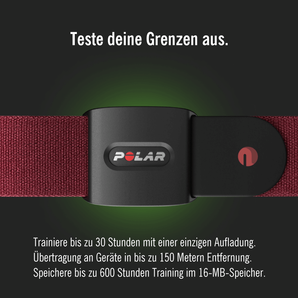 POLAR Verity Sense Dunkelrot optischer Puls-Sensor für jeden Sport bei CardioZone günstig online kaufen