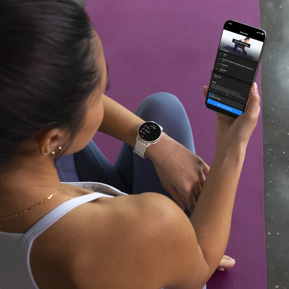 Garmin vivoactive 6 Bone/Lunargold Schnellwechsel-Silikon-Armband 20mm  bei CardioZone günstig online kaufen