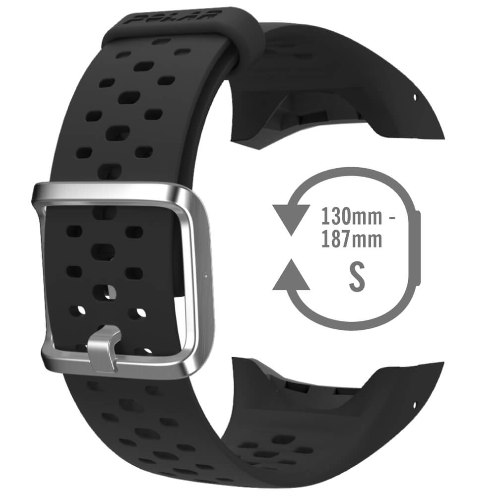 POLAR M400 / M430 Armband Schwarz Gr. M-L Ersatzteil bei CardioZone günstig online kaufen