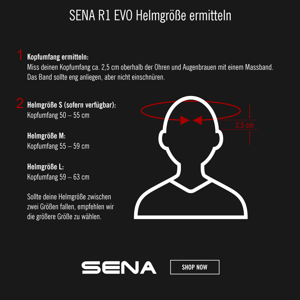 Sena R1 Evo Fahrradhelm mit Mesh Intercom Matte White/Weiss bei CardioZone günstig online kaufen