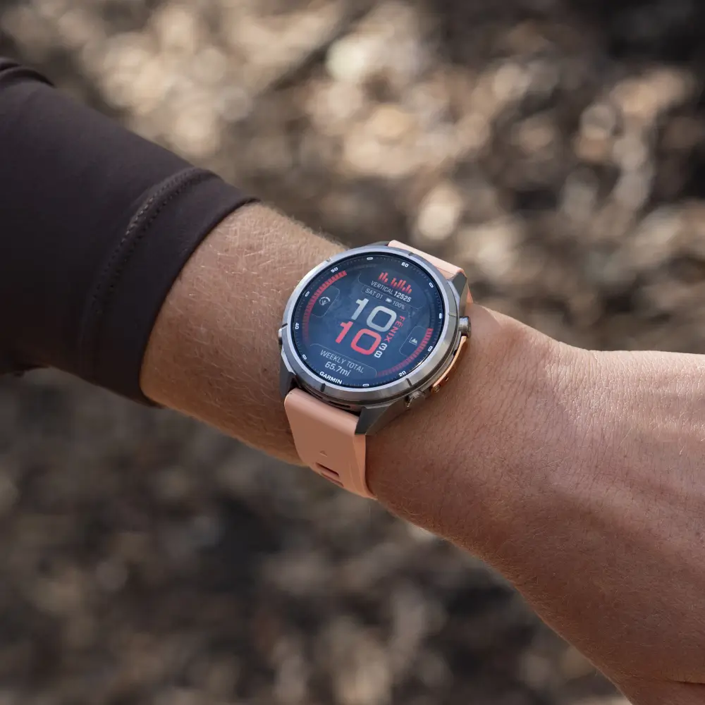 Garmin fenix 9 Pro inReach 43 mm Titan Shell Pink/Autumn Orange