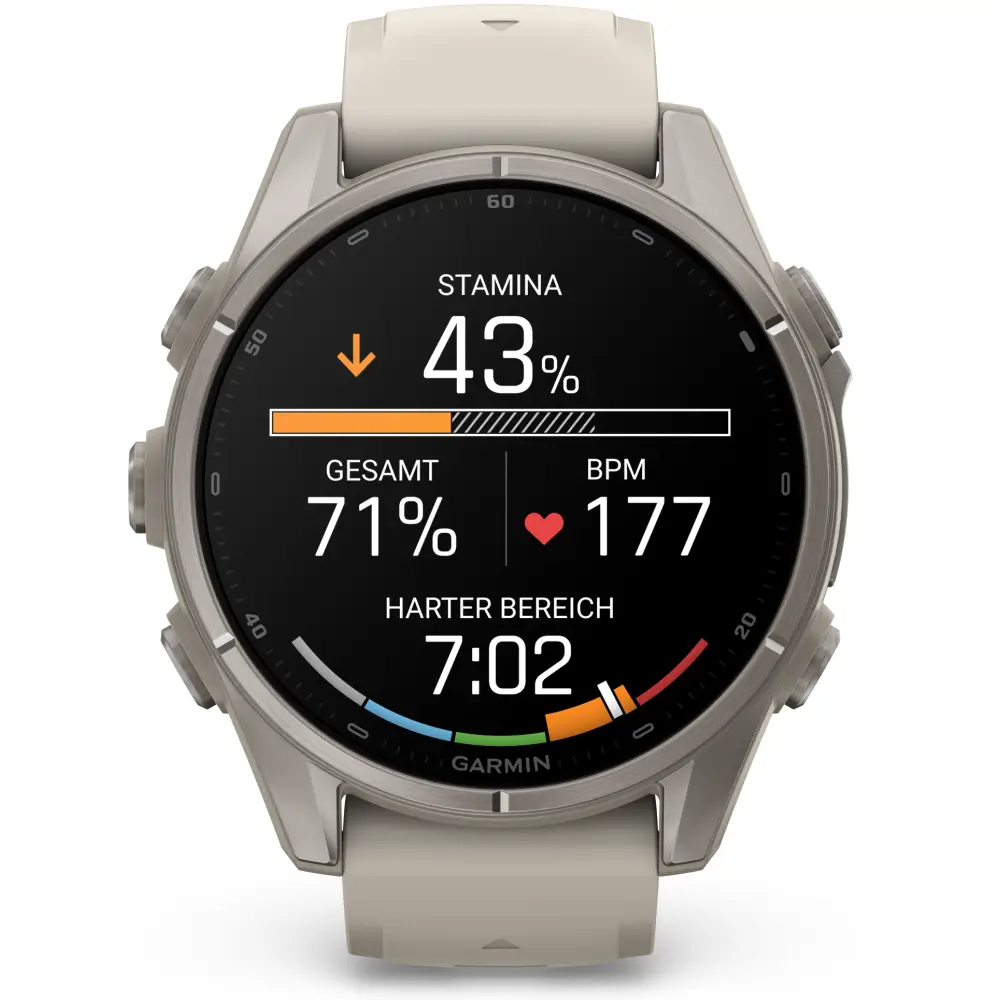 Garmin fenix 9 43mm Nebelgrau/Titan