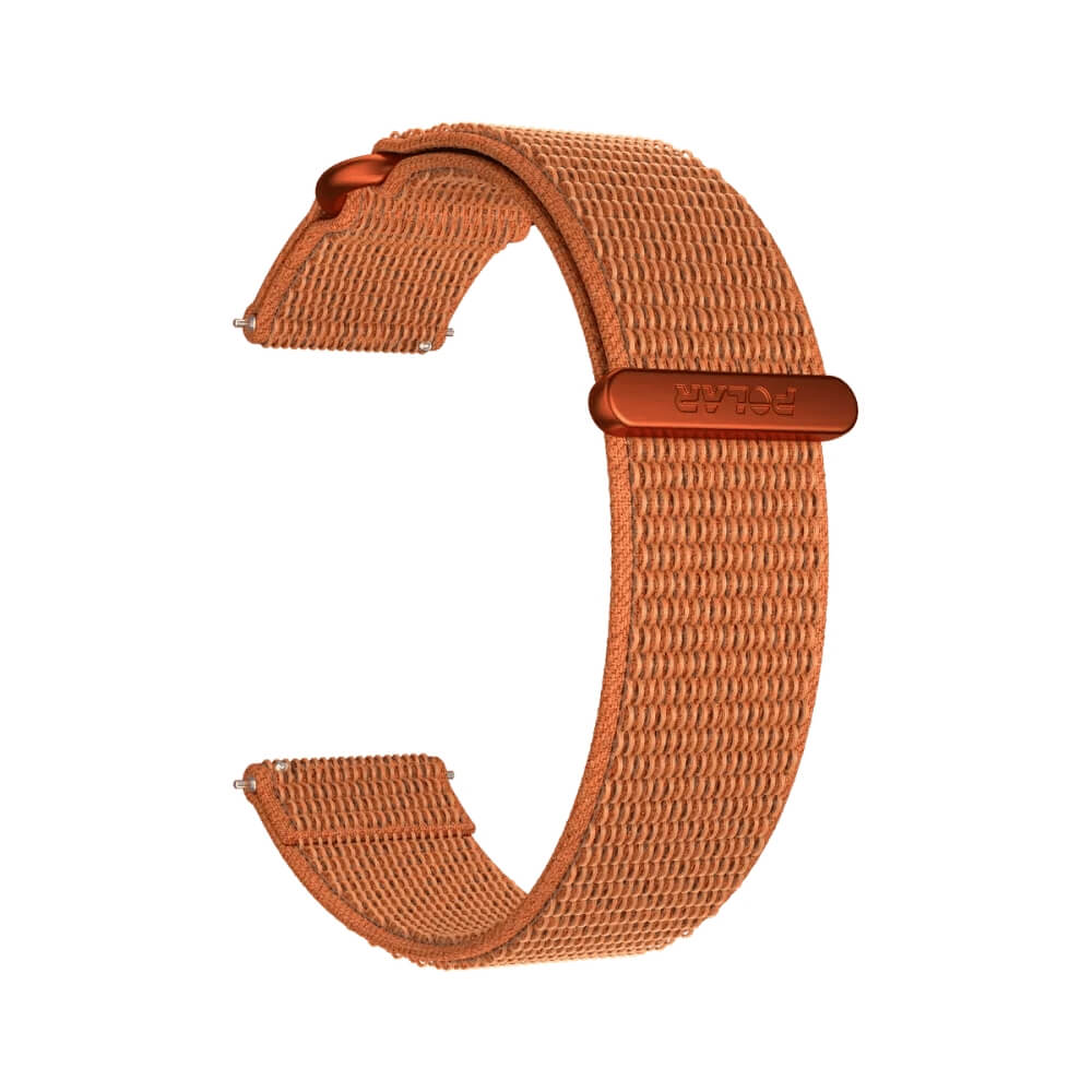 POLAR 22mm Nylon Armband Orange M/L Klettverschluss bei CardioZone günstig online kaufen