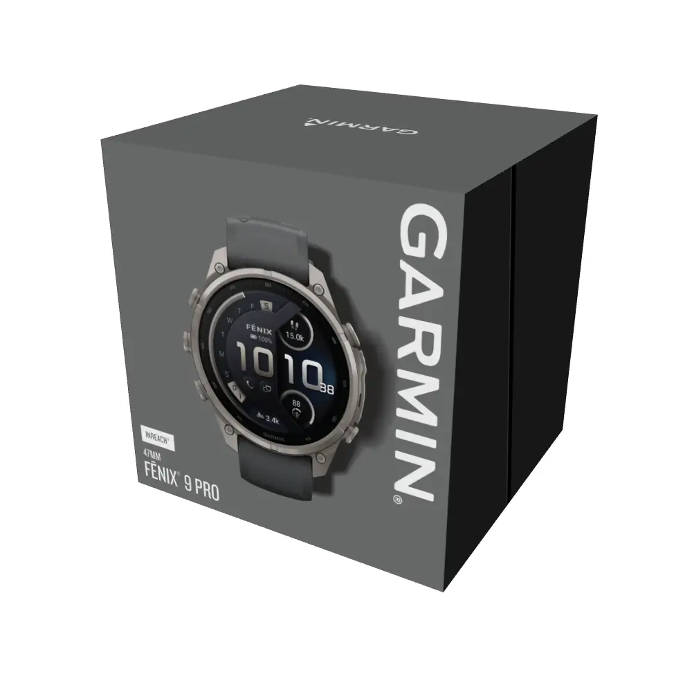 Garmin fenix 9 Pro inReach 47 mm Titan Graphit/Schwarz