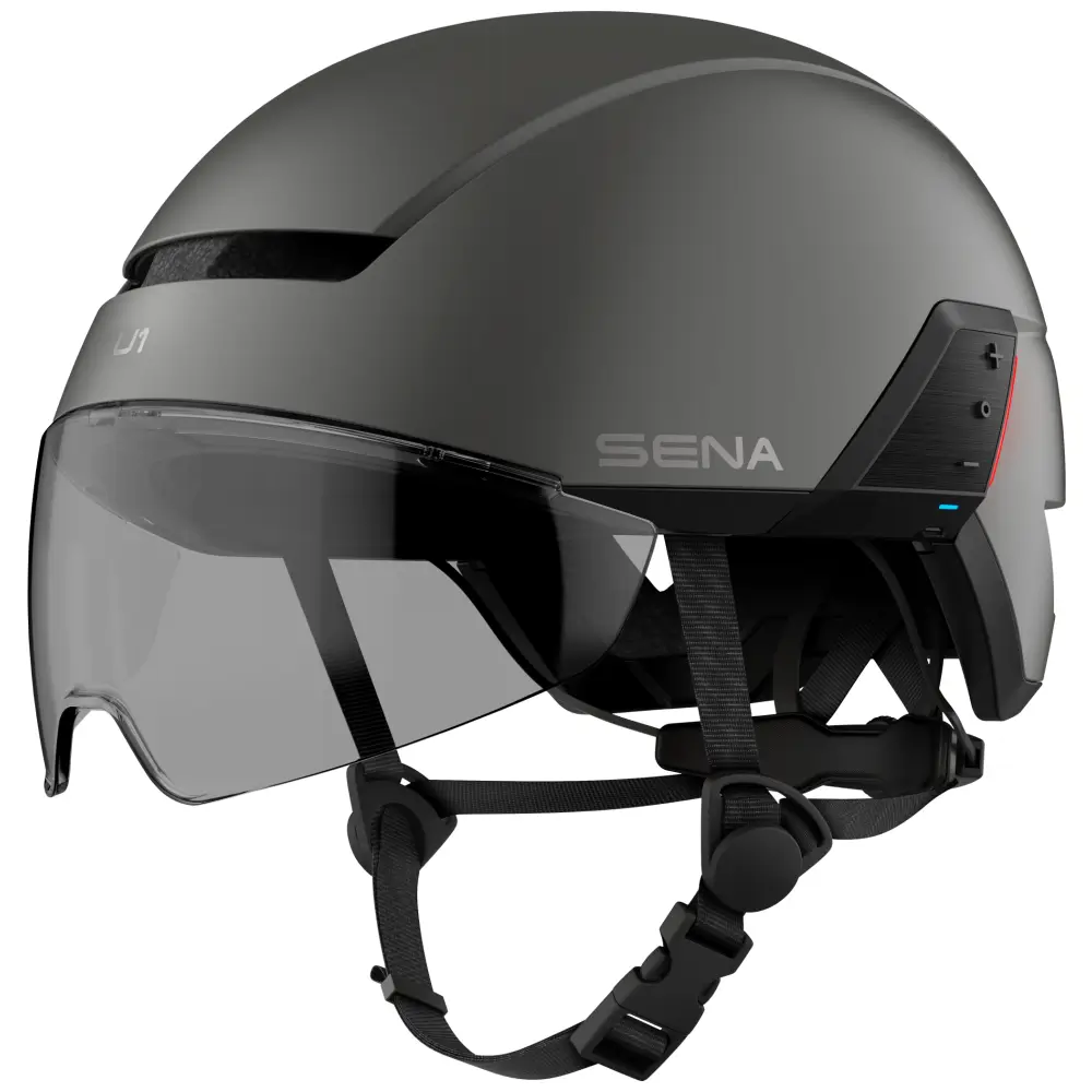 Sena Schutzvisier Grau getönt für U1 Helme - One Size