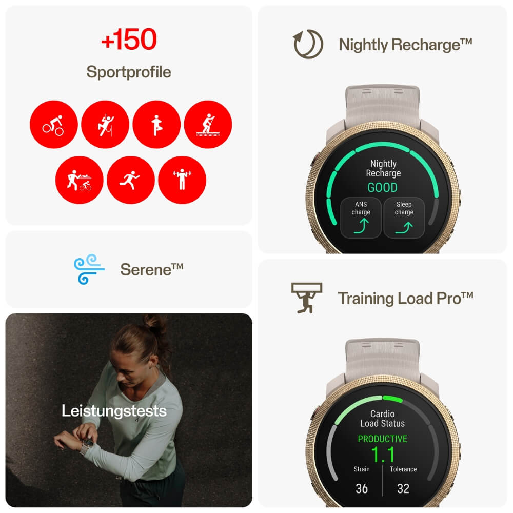 POLAR Vantage M3 Greige Gold Multisport Uhr Gr. S-L bei CardioZone günstig online kaufen