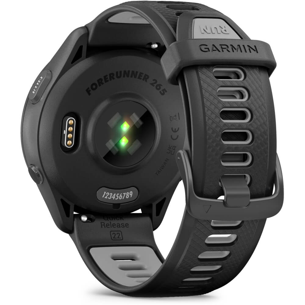 Garmin Forerunner 265 Schwarz - Schwarz/Hellgrau bei CardioZone günstig online kaufen