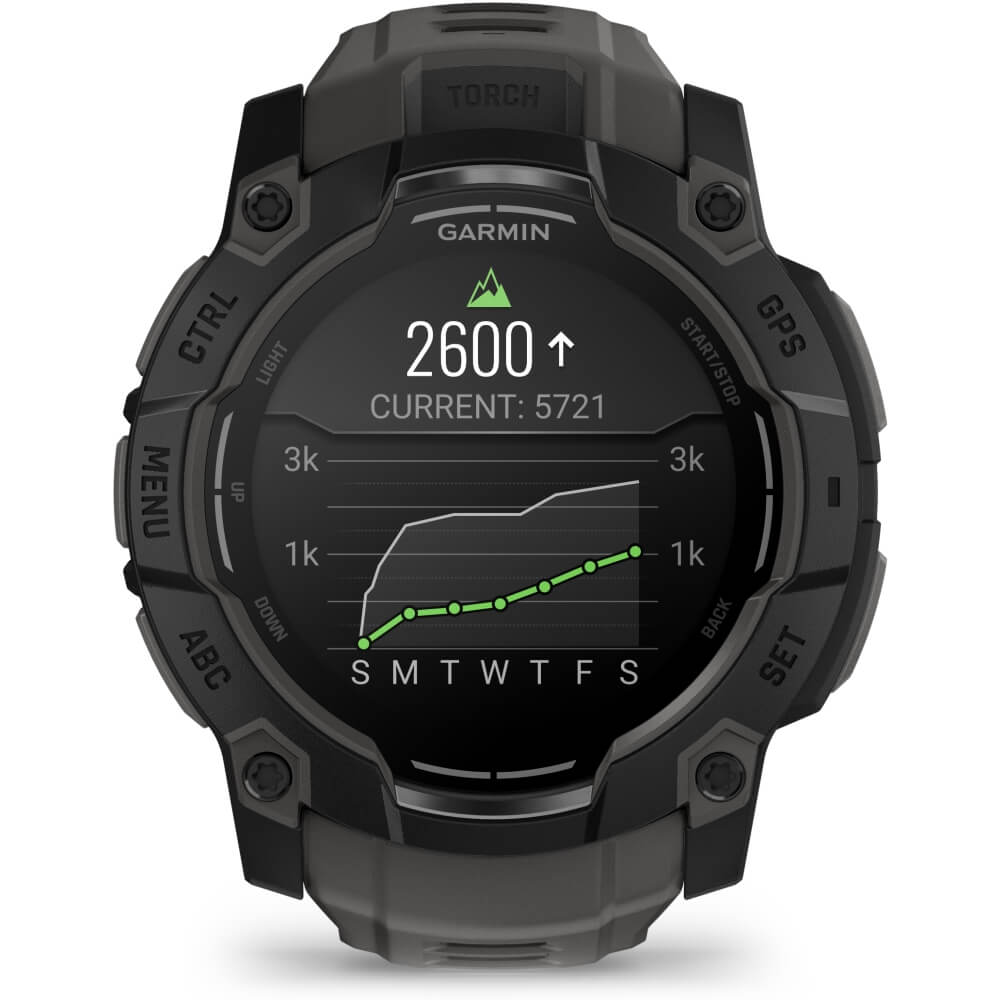 Garmin Instinct 3 AMOLED 50 mm Schwarz 26mm Silikonarmband Schwarz bei CardioZone günstig online kaufen