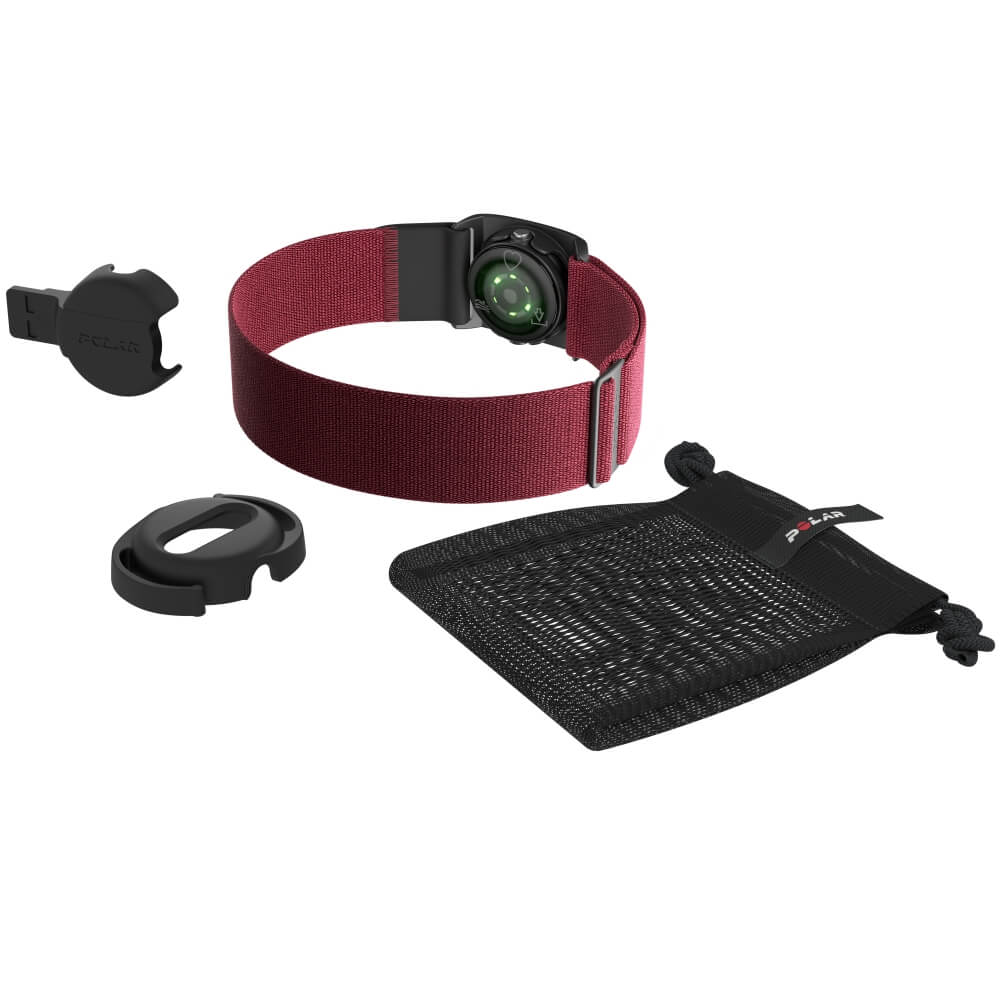 POLAR Verity Sense Dunkelrot optischer Puls-Sensor für jeden Sport bei CardioZone günstig online kaufen
