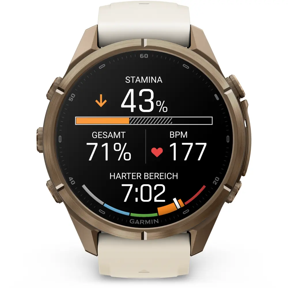 Garmin fenix 9 Pro inReach 43 mm Autumn Gold Titan Creme/French Gray