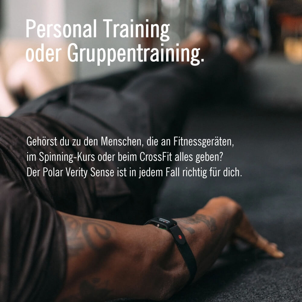 POLAR Verity Sense Dunkelrot optischer Puls-Sensor für jeden Sport bei CardioZone günstig online kaufen