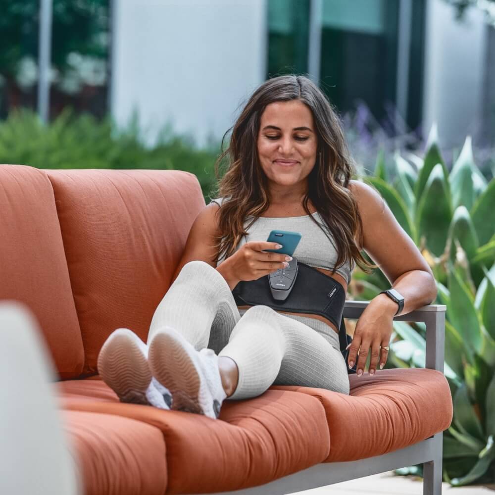 Compex Corebelt 1.0 Bauch und Rückentrainer Set bei CardioZone online kaufen