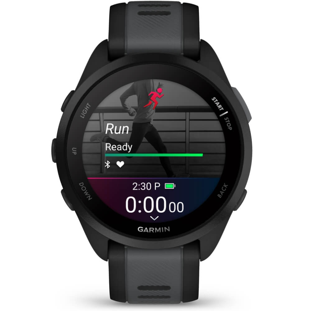Garmin Forerunner 165 Schwarz/Schiefergrau smarte Laufuhr bei CardioZone günstig online kaufen