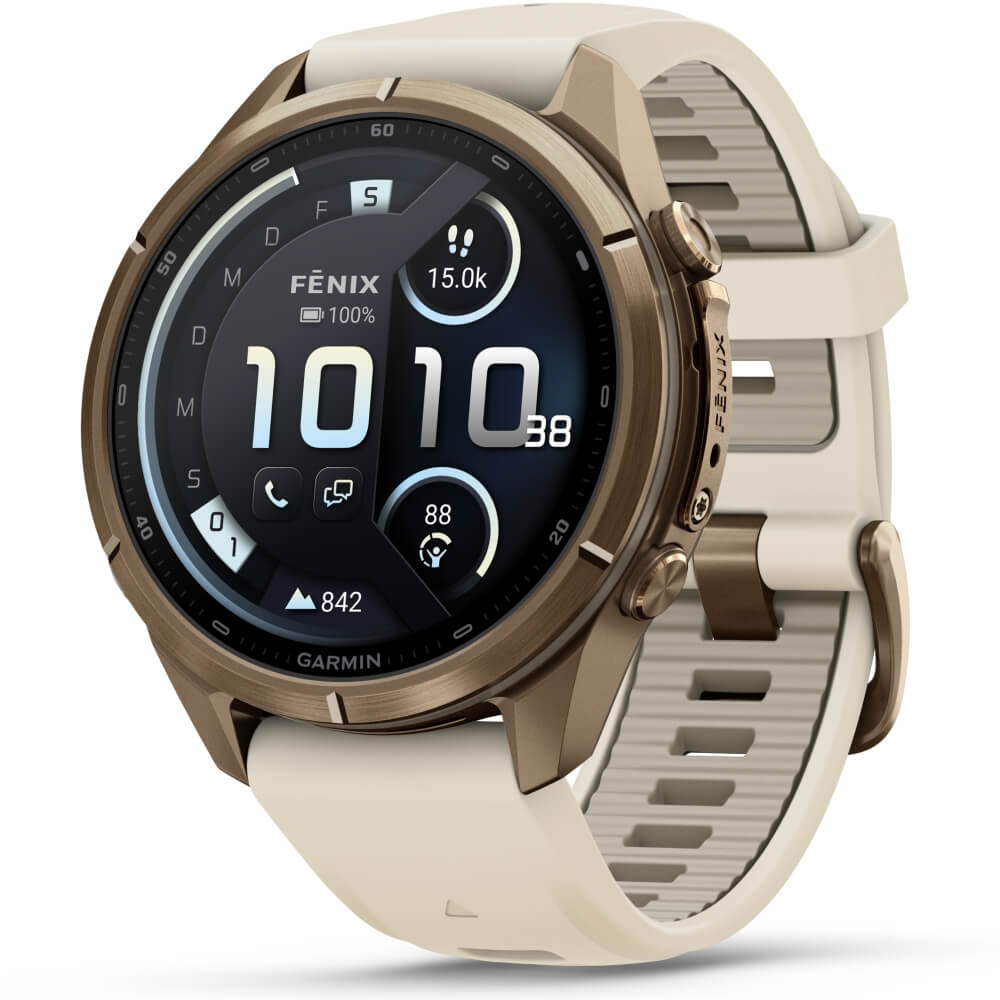 Garmin fenix 9 Pro inReach 43 mm Autumn Gold Titan Creme/French Gray