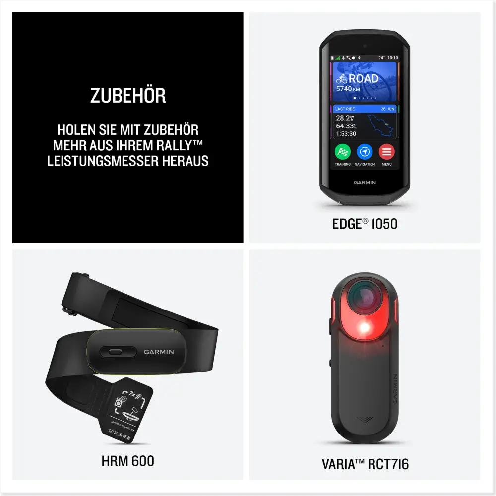 Garmin Rally RK110 Leistungsmesser mit einem Sensor - Look Keo