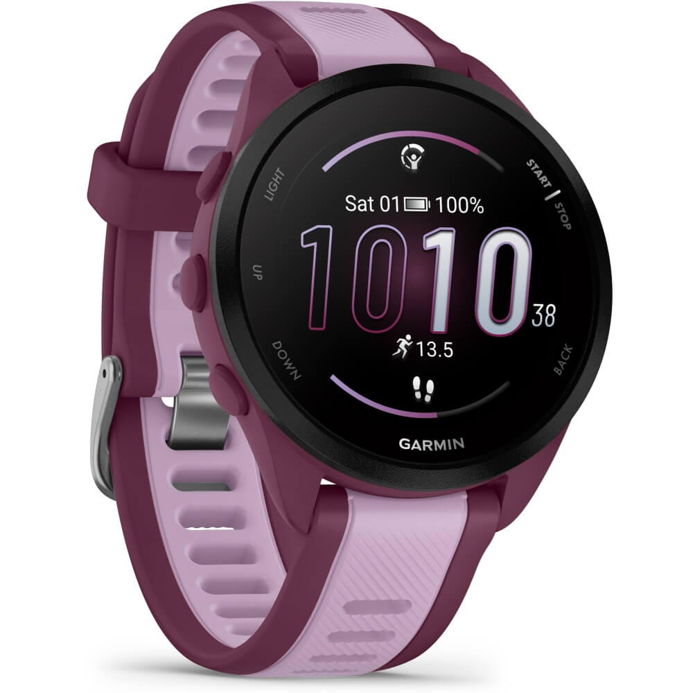 Garmin Forerunner 165 Music Beere/Flieder smarte Laufuhr bei CardioZone günstig online kaufen