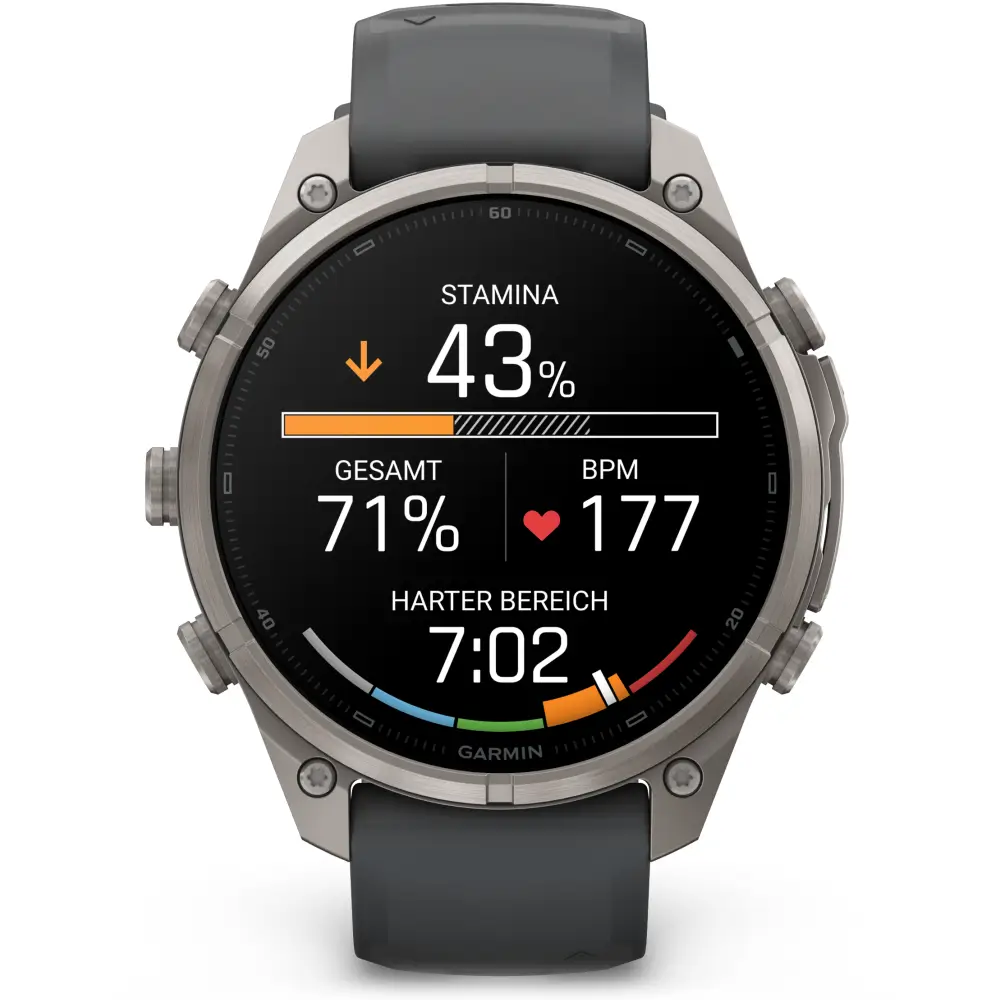 Garmin fenix 9 Pro inReach 47 mm Titan Graphit/Schwarz