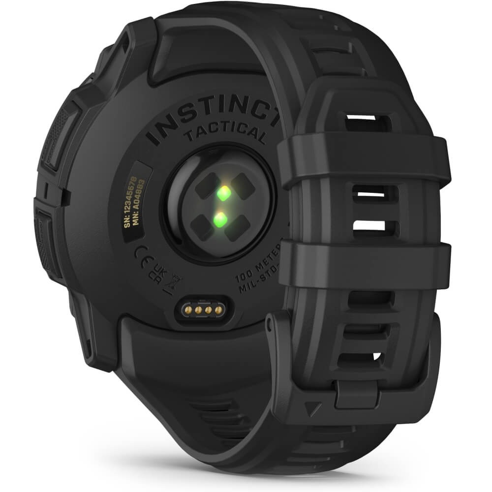 Garmin Instinct 3 Tactical SOLAR 50 mm Schwarz Outdoor Smartwatch bei CardioZone günstig online kaufen