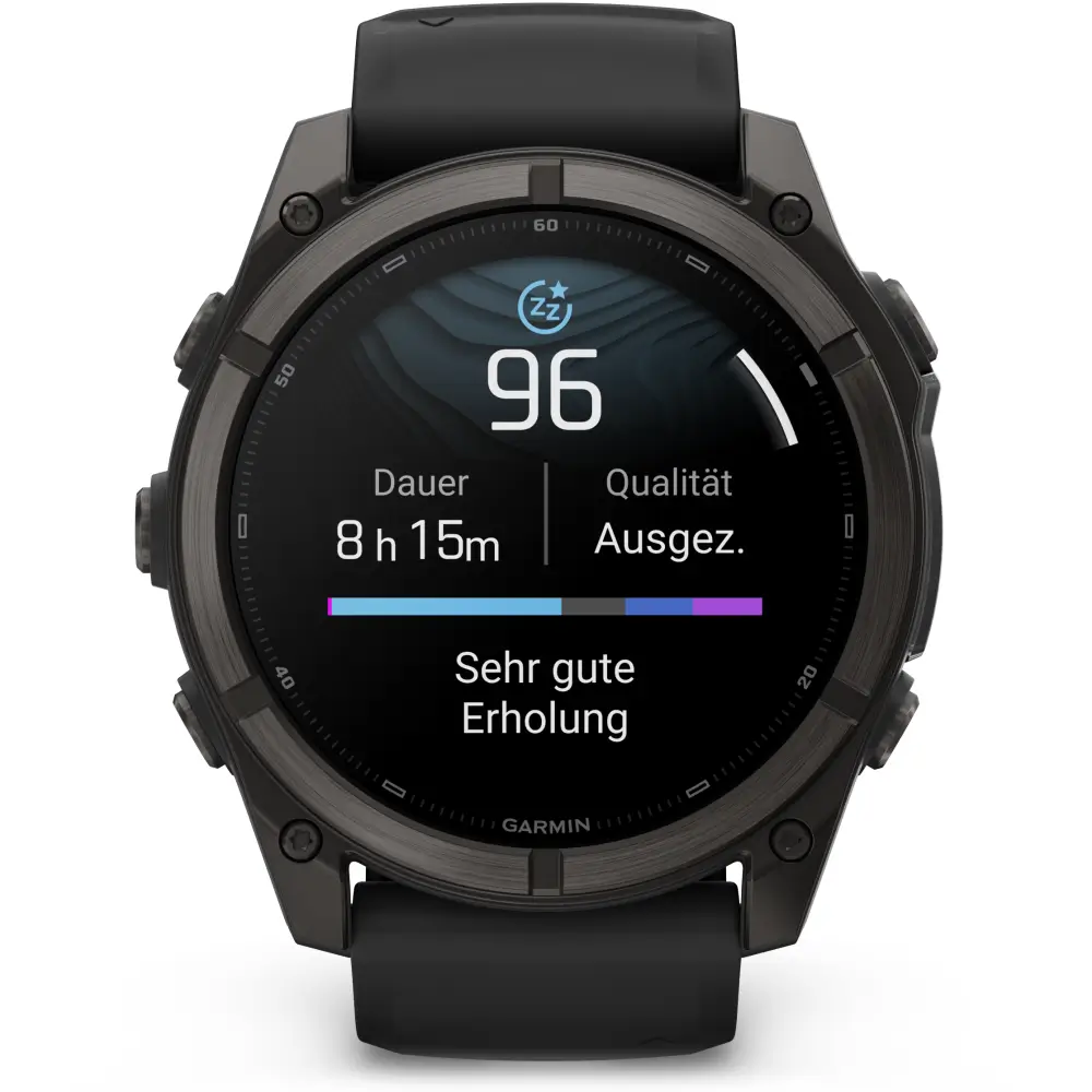 Garmin fenix 9 51mm Schwarz/Carbongrau DLC Titan