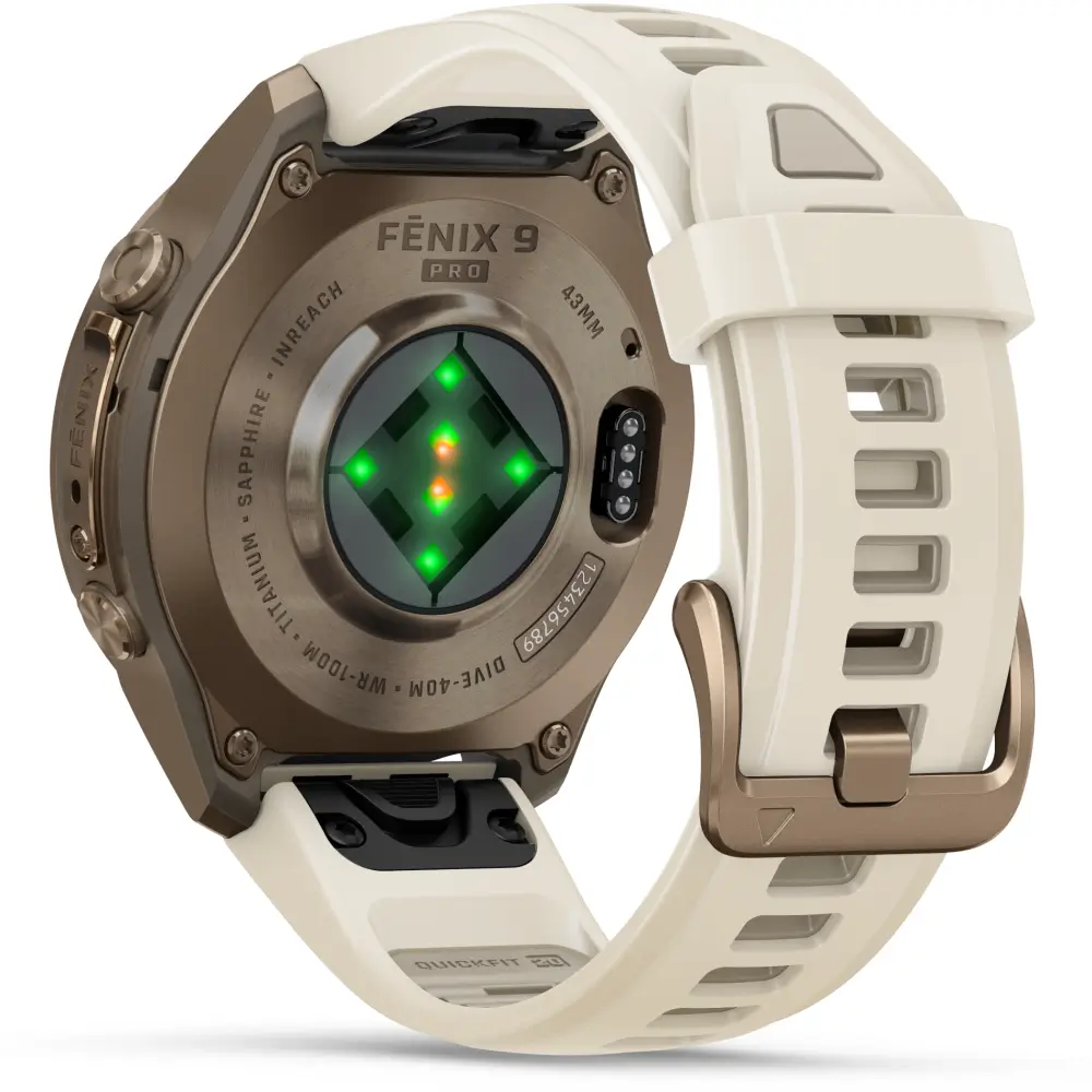 Garmin fenix 9 Pro inReach 43 mm Autumn Gold Titan Creme/French Gray
