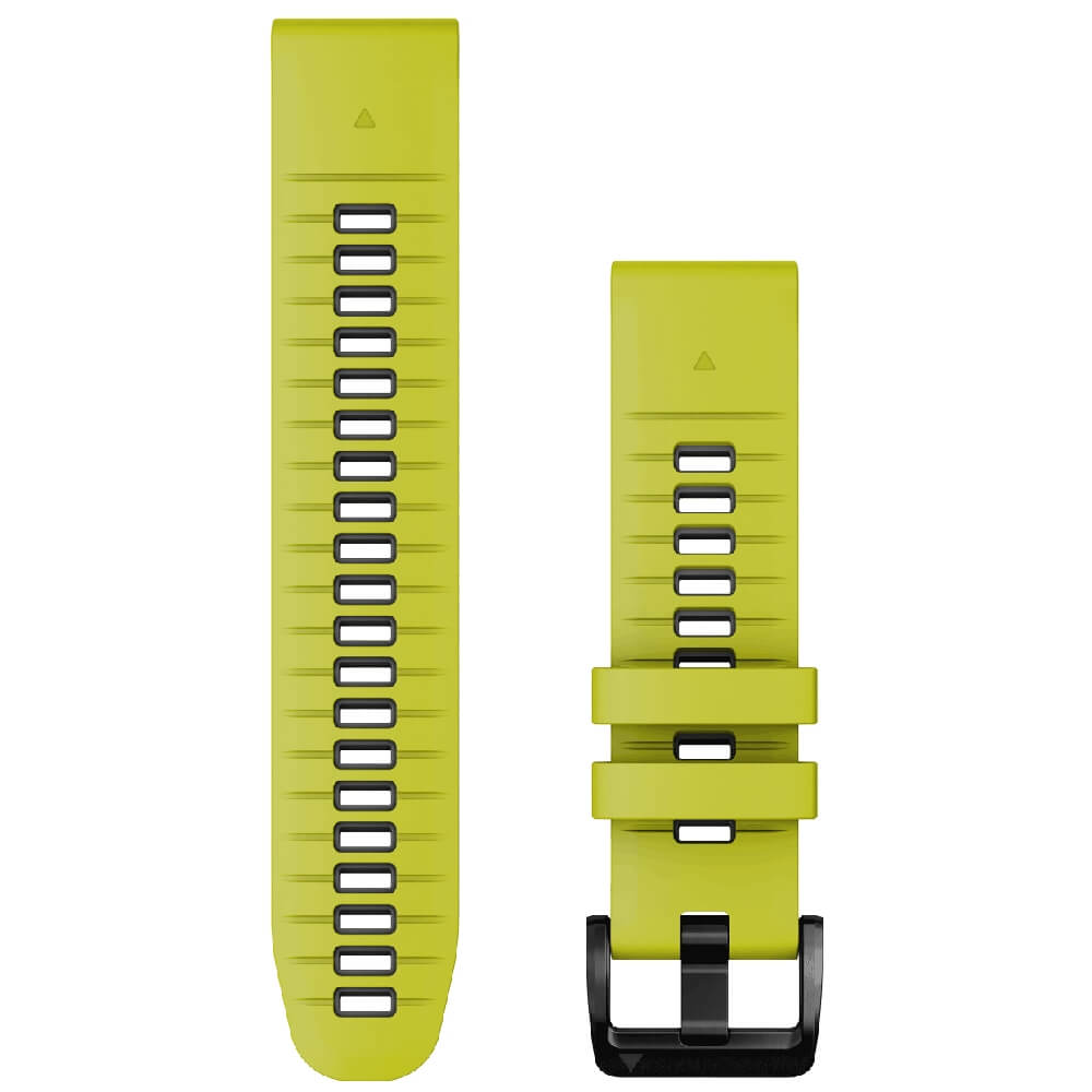Garmin Quickfit Silikon Armband 22mm Electric Lime/Graphit bei CardioZone günstig online kaufen