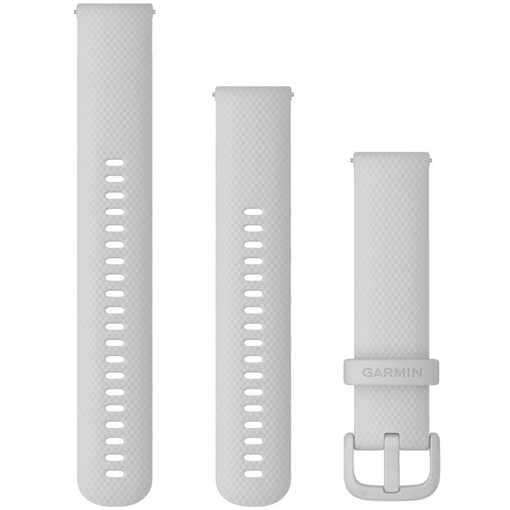 Garmin Schnellwechsel-Armband 20mm Dunstgrau Silikon + Einstellband L