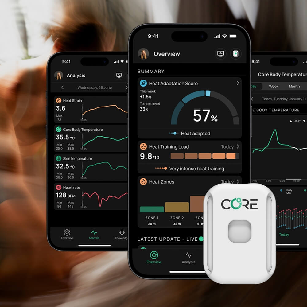 CORE 2 Thermal Sensor - Wärmesensor - präzise Kerntemperaturmessung bei CardioZone günstig online kaufen