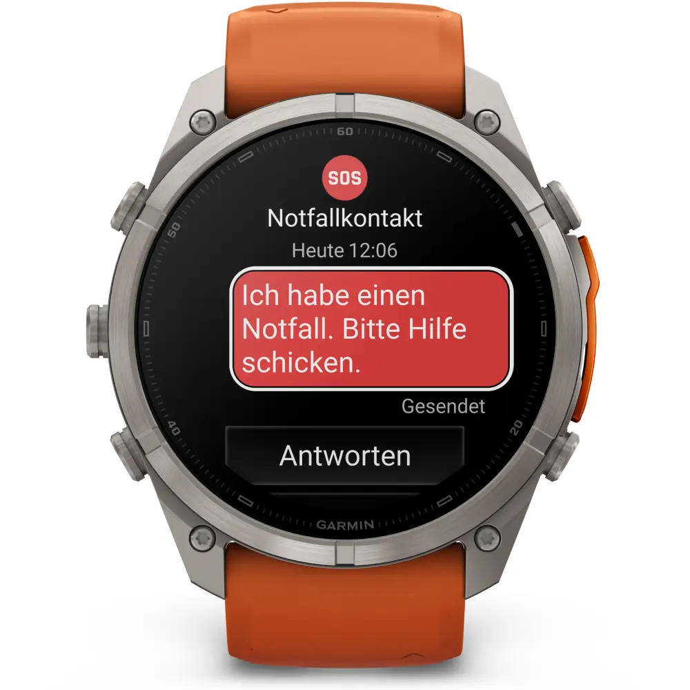 Garmin fenix 9 Pro inReach 51 mm Titan Autumn Orange/Spark Orange