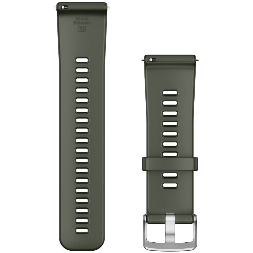 Garmin Schnellwechsel-Armband 24mm Moosgrün Silikon bei CardioZone günstig online kaufen