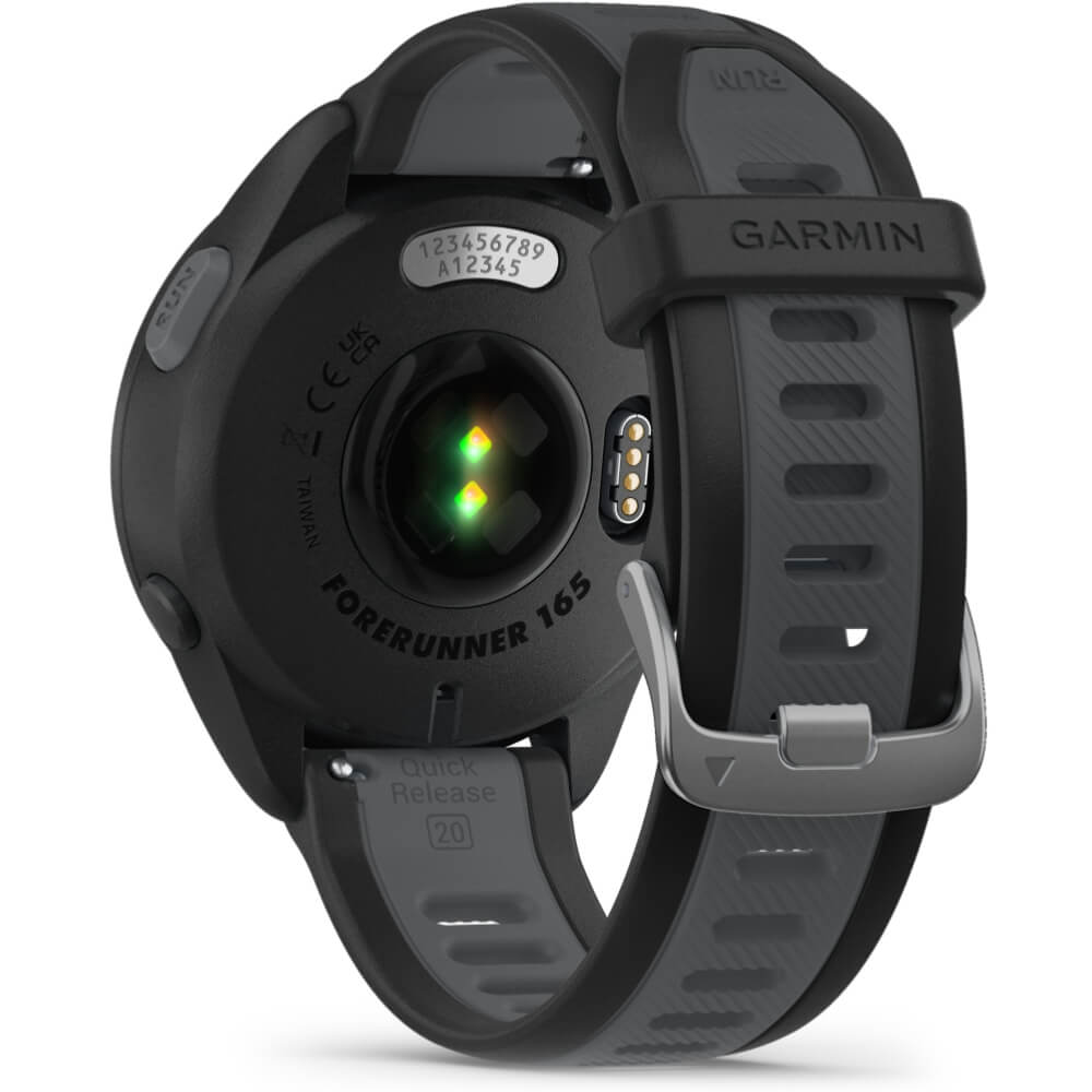Garmin Forerunner 165 Schwarz/Schiefergrau smarte Laufuhr bei CardioZone günstig online kaufen