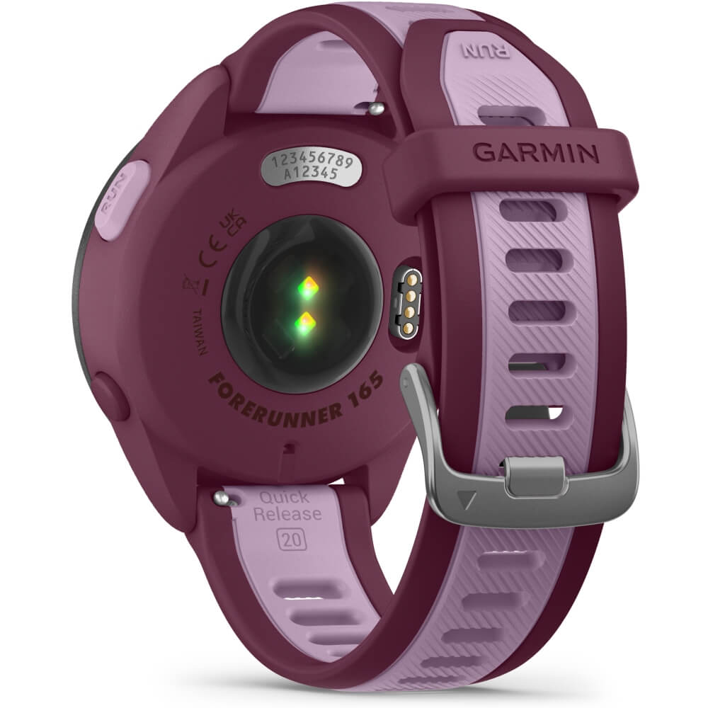 Garmin Forerunner 165 Music Beere/Flieder smarte Laufuhr bei CardioZone günstig online kaufen