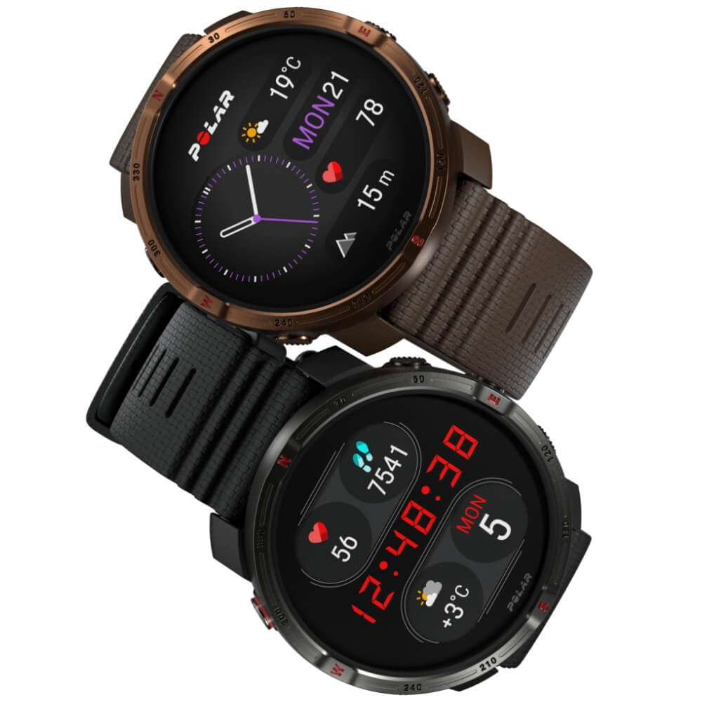 POLAR Grit X2 Braun/Kupfer Advanced AMOLED Outdoor Multisportuhr S-L bei CardioZone online kaufen