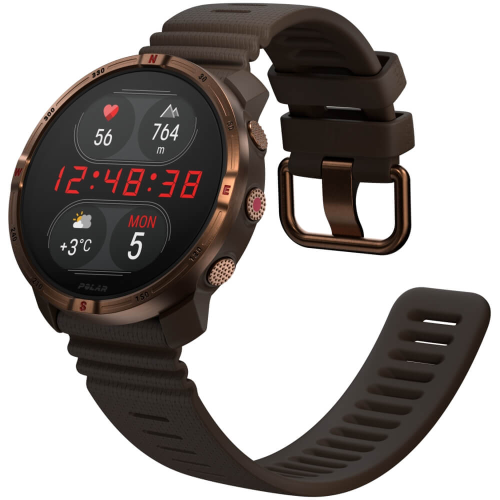 POLAR Grit X2 Braun/Kupfer Advanced AMOLED Outdoor Multisportuhr S-L bei CardioZone online kaufen