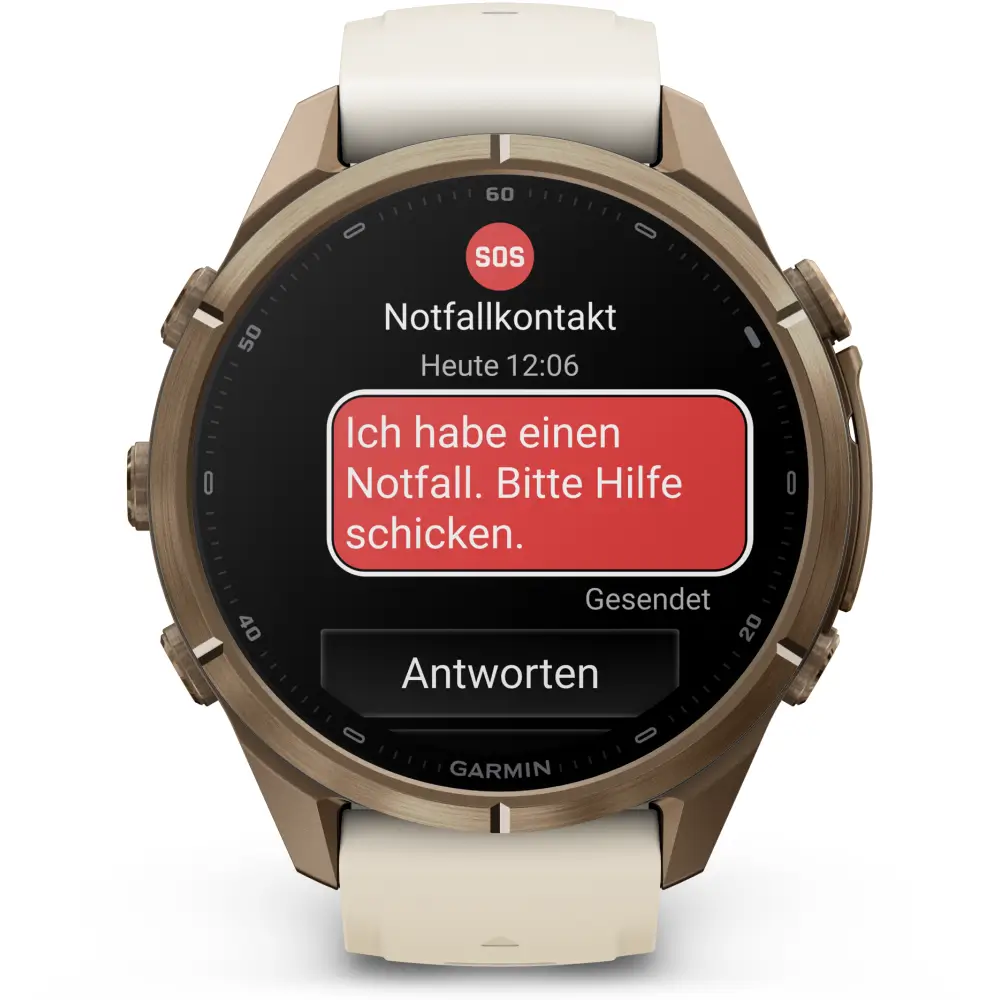 Garmin fenix 9 Pro inReach 43 mm Autumn Gold Titan Creme/French Gray
