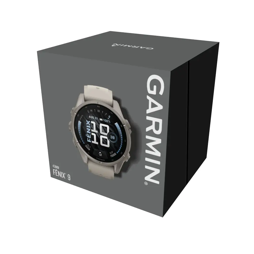 Garmin fenix 9 43mm Nebelgrau/Titan
